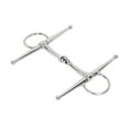Stainless Steel Jointed Horse Bit for English Riding, 125mm Mouth, Full