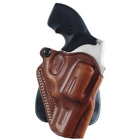 GALCO SPEED PADDLE RUGER LCR .38 SADDLE LEATHER (Best Leather Paddle Holster)