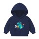 thumbnail image 1 of Gibobby Sudadera con capucha bebé niño dibujos animados niñas niños dinosaurio sudadera pulóver Tops niñas Tops(Azul, 2-3 Años), 1 of 2