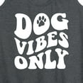 thumbnail image 3 of Instant Message - Dog Vibes Only - Women's Racerback Tank Top, 3 of 6