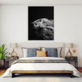 thumbnail image 4 of Mudket Framed Black and White Leopard Canvas Wall Art, Sleeping Leopard Print, Modern Animal Wall Decor for Bedroom Living Room - 12"L x 8"W, 4 of 10