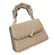 thumbnail image 2 of Bolso de hombro Convertible pequeño para mujer, bolso de mano con rombos simples, bolso de viaje a la moda, color caqui, tamaño libre, 2 of 8
