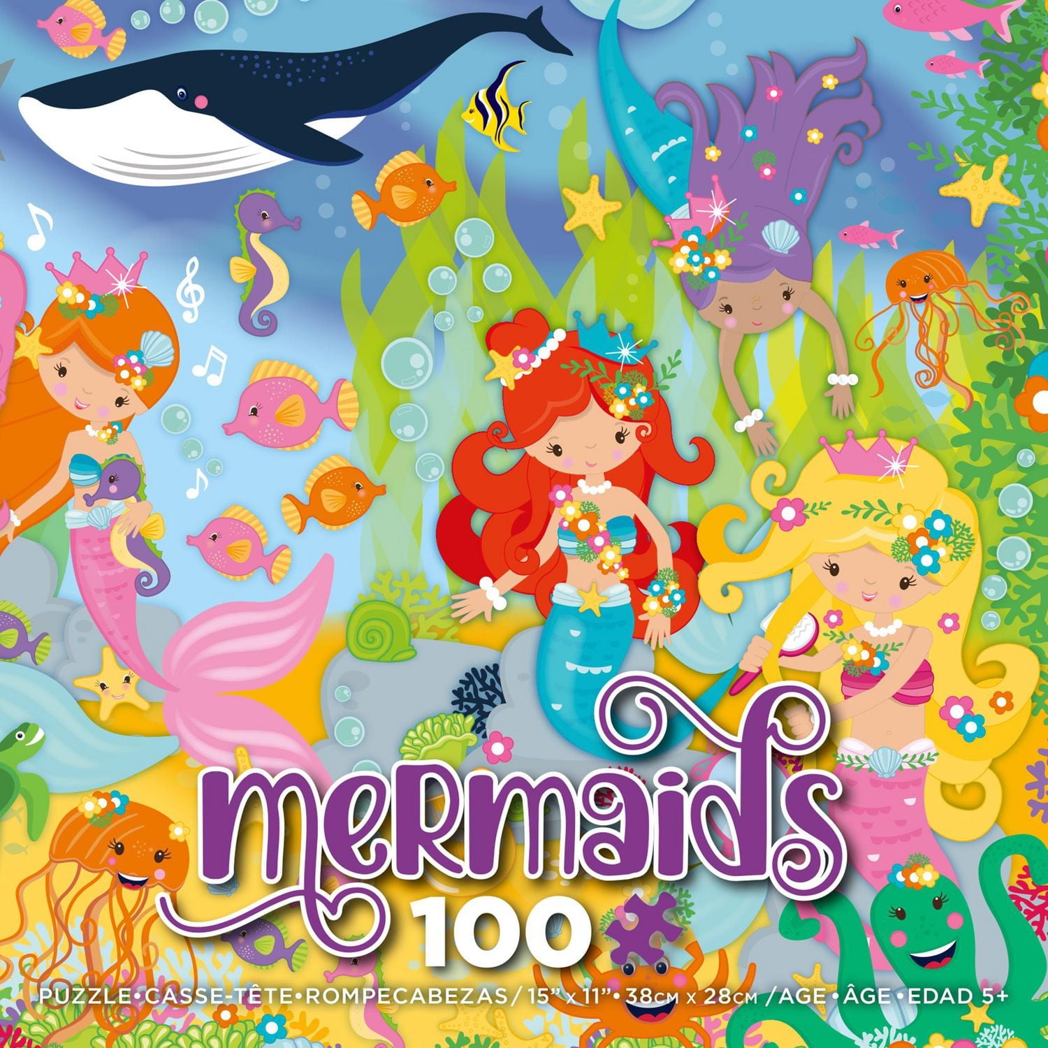 MERMAIDS - MERMAID PARTY - 100 PIECE PUZZLE