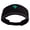 Black, variant on Brazil Map Logo Embroidered Brushed Sports Visor - Black OSFM