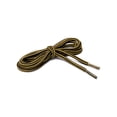 thumbnail image 2 of INSPIRE CHIC Lacet de Botte Unisexe Rond en Corde à Rayures Bicolores 1/5 Épais 120cm / 47.24 Pouces Jaune Foncé Noir, 2 of 4