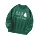 thumbnail image 5 of Sudadera para mujer, jersey, disfraces informales, sudadera verde de moda con cuello redondo, Tops para uso diario, compras, deportes, Otoño Invierno M Yinane Camisa de entrenamiento, 5 of 8