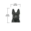 thumbnail image 2 of WIRESTER Car Air Freshener Fragrance Vent Clip Interior Decoration for Cars with Lemon Scented Pad - Black German Shepherd Dog, 2 of 7
