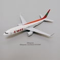thumbnail image 4 of Avión de aleación de metal de 16 cm de HHCX, modelo de avión de la aerolínea Korean T Way Tway B737 Boeing 737 Airways, modelo de avión fundido a presión con soporte, juguetes de avión, 4 of 6