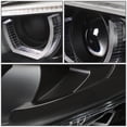 thumbnail image 5 of DNA Motoring HL-3D-F1010-BK For 2011-2013 BMW F10 528I 528i 535I 535I 550I 550i Dual LED U-Halo DRL Sequential Turn Signal Projector Headlight Black 12, 5 of 6