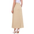 thumbnail image 3 of INSPIRE CHIC Work Pencil Skirt for Women's High Waist Pockets Slip Back Office Midi Bodycon Skirts XS Light Khaki, 3 of 6