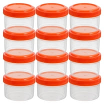 Greenadscape 12Pcs Small Condiment Containers With Lids Reusable Leak Proof Portable Plastic For Picnics And Meals