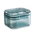 thumbnail image 2 of Case Drain Organizer Soaking Mouth Guard Case Clean Storage Box Blue, 2 of 8