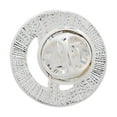 thumbnail image 2 of Round Domestic Violence Awareness Ribbon Pins, 2 of 3