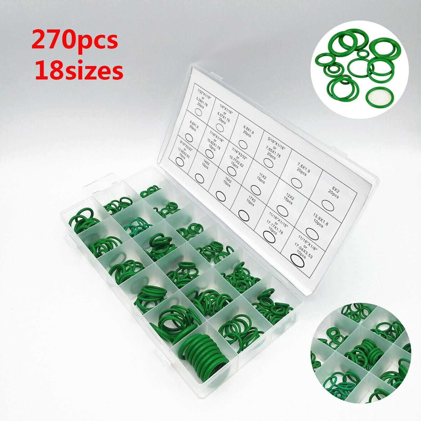 270-Piece Car AC O-Ring Seal Kit – Professional Rubber Gasket Set For Air Conditioning & More - View #6