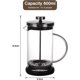 thumbnail image 4 of French Press Coffee Maker - 5 Cups - 600ml Cafetiere Piston, French Carafe for Filter Coffee, Espresso and Tea Maker with Triple Filters, Dishwasher S, 4 of 5