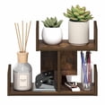thumbnail image 4 of Furinno HERMITE Desk Organizers and Accessories, Office Organization, Desk Top Book Shelf, for Office Supplies, Office Desk Accessories, Amber Pine, 4 of 4