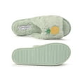 thumbnail image 6 of Jessica Simpson Womens Plush Faux Fur Fuzzy Slide On Open Toe Slipper with Memory Foam, 6 of 9