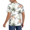 thumbnail image 2 of KLL Vintage Palm Trees for Men's Baseball Shirts,Short Sleeve Casual Shirts Button Down Shirt for Men Beach Summer Wedding Shirt-Large, 2 of 7