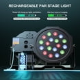 thumbnail image 4 of Rechargeable 18 LED Par Light RGB DMX Stage Lights with Remote Control for Party Concert Show, 20Pack, 4 of 8