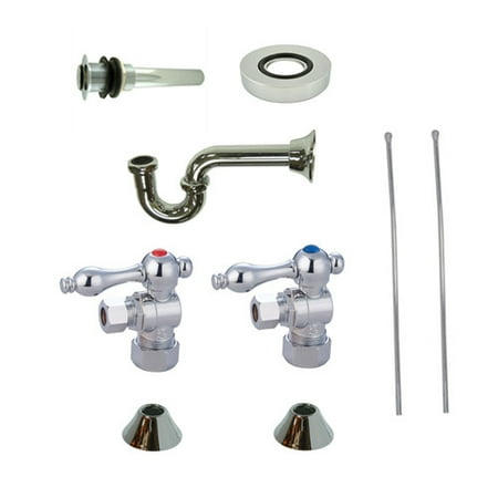 UPC 663370141409 product image for Kingston Brass CC53301VKB30 Traditional Plumbing Sink Trim Kit with P Trap for V | upcitemdb.com