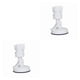 thumbnail image 4 of Soporte de cabezal de ducha ajustable Yuarrent montado en la pared ventosa 360 grados blanco 2Conjunto, 4 of 6
