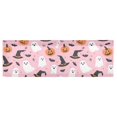 thumbnail image 6 of Yayeee Kitchen Valance Rod Pocket 54" x 18" Living Room Window Curtain, Pink Halloween Ghosts, 6 of 6