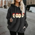 thumbnail image 5 of ShiShine Christmas Sweatshirts for Women Pullover Hoodie Sweater Fuzzy Plush Casual Winter Sweatshirt Cute Oversized, 5 of 5