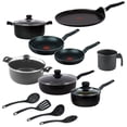 thumbnail image 1 of Batería de 15 Piezas T-fal Antiadherente Color Negro, 1 of 5