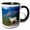 Black/White, variant on 3drose, Ak Denali, Dall Sheep Wildlife, Polychrome Pass - Us02 Jgi0151 - Jerry Ginsberg, 15oz Mug