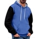 thumbnail image 1 of WILLBEST Sudaderas Hombre Men'S Versatile Simp Le Colorblocking Casual Sport Drawstring Hooded Sweatshirt Mediana​​, 1 of 3