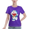 thumbnail image 1 of Women's Basic Short Sleeve T-Shirt Doraemon, 1 of 6