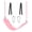 pink, variant on KINSPORY Outdoor Playground Swing Seat Set with 66-Inch Coated Chain, Sensory Swing, Snap Hooks, Hanging Straps