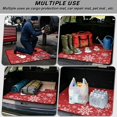 thumbnail image 3 of HUISEFOR Christmas Snowman Car Trunk Mat 29" x 39", Non Slip Cargo Liner Full Protection Auto Accessories Universal Fit for Most Suv and Cars, 3 of 7
