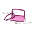 thumbnail image 2 of 12Pack 25mm/ 1-inch Key Fob Hardware with Keychain Ring for Bag Webbing Wristlets, Pink, 2 of 5