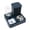 Dark Blue, variant on 2in1 Automatic Waterer Pet Double Bowl Feeder Dog Cats Feeder Water Dispenser