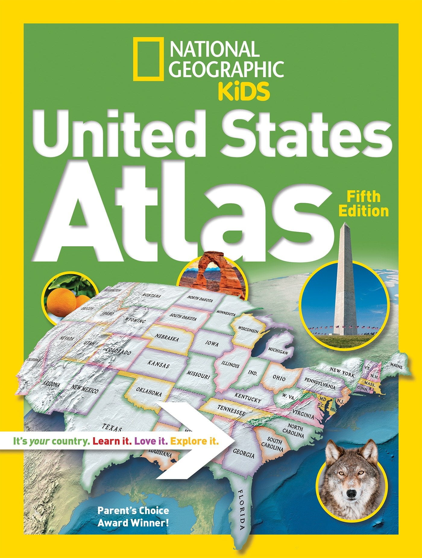 National Geographic Kids United States Atlas - Walmart.com