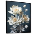 thumbnail image 2 of Designart "Unveiled Lotus Serenity" Lotus Floater Framed Wall Art Prints, 2 of 5