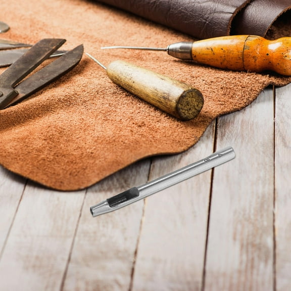 Masteelf  6 Pcs Leather Hole Punch Craft Heavy Duty Puncher Child