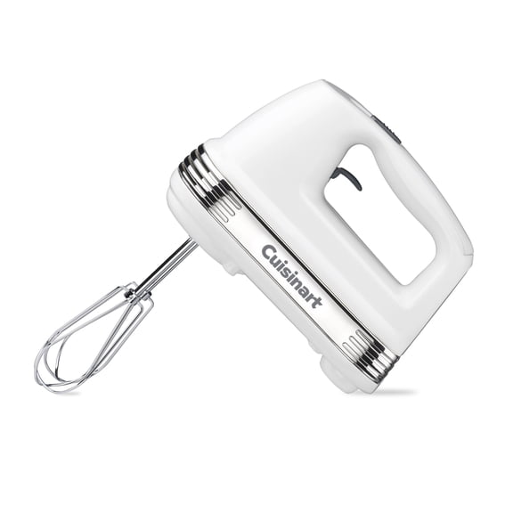 Cuisinart Power Advantage PLUS 5-Speed 220-Watt Hand Mixer, White