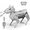 White, variant on RC Robot Dog Building Set, DIY Electric Robot Toys with Spray for Adults & Kids Christmas Birthday Gifts-Gray