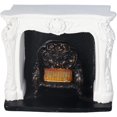 thumbnail image 1 of Dollhouse LED Fireplace, Dollhouse Decoration Rococo Style Switch Control Exquisite Workmanship for 1:12 Dollhouses, 1 of 5