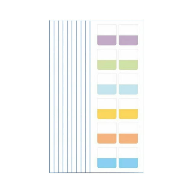 Étiquettes d'Autocollants pour Écrire, Autocollants de Signets Notes Instructions de Classification Adhérence Forte Étiquettes Autocollants