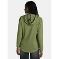 thumbnail image 3 of Time and Tru Women's Ribbed Tunic Hoodie, Sizes S-XXXL, 3 of 5