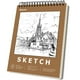 thumbnail image 1 of Ganfancp 22Cmx3Cm Set de Cuaderno de Bocetos 1 Pack Papel de Dibujo Encuadernado 100 Hojas, 1 of 4
