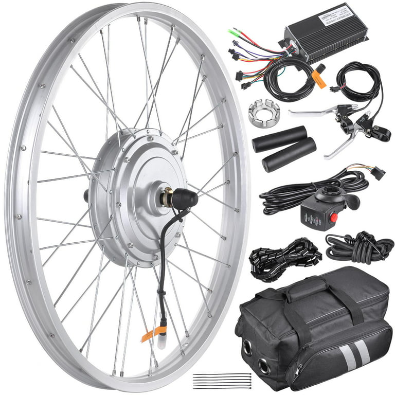 voor mij condensor ingenieur Yescom Electric Bicycle 24" Front Wheel E-Bike Conversion Kit 36V 750W  Throttle Controller - Walmart.com