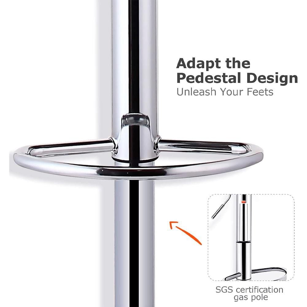 Heavenly Collection Leather Adjustable Stool