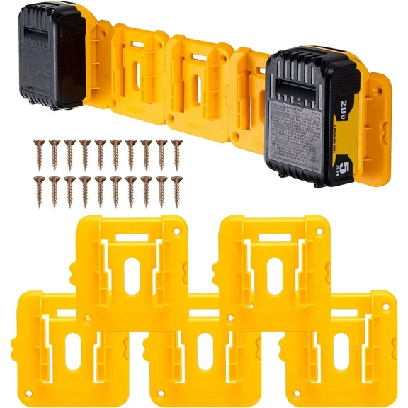 10PCS Battery Mount Holder for Dewalt 20V 60V Battery Dock Fit for DCB200 DCB203