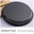 thumbnail image 3 of PAMINGONO 3pcs Kitchen Pizza Pan Black Nonstick Tray for Home Bakers, 3 of 8