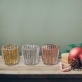 thumbnail image 3 of Mercury Ribbed Tealight Holder  - Set of 3, 3 of 3