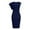 Blue, variant on TJAZFJPA Linen Dresses Temperament V Neck Ruffle Sexy Fashion Bag Dress Knit Dresses for Women Pleated Dress for Women